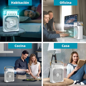 MINI VENTILADOR CON AIRE ACONDICIONADO