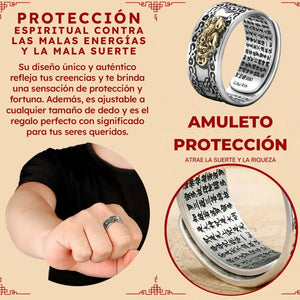 ANILLO ANCESTRAL FENG SHUI PIXIU - ATRAE PROSPERIDAD, EXITO Y ABUNDANCIA