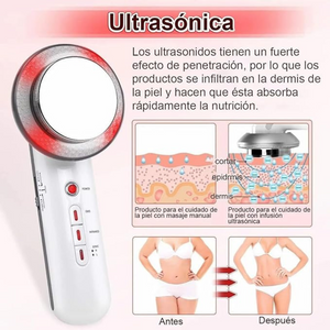 MASAJEADOR ULTRACAVITADOR 3 EN 1 + GEL CONDUCTOR