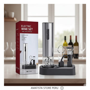 SET DE SACACORCHOS AUTOMÁTICO RECARGABLE